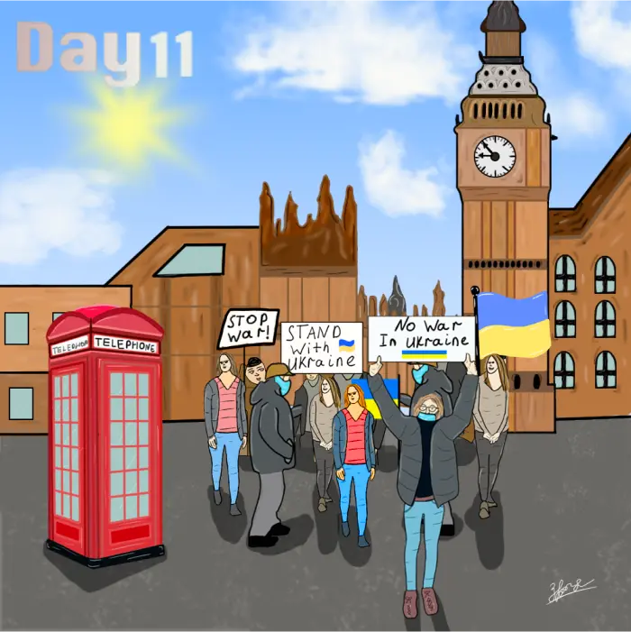 Ukraine war chronicle by children’s eyes
