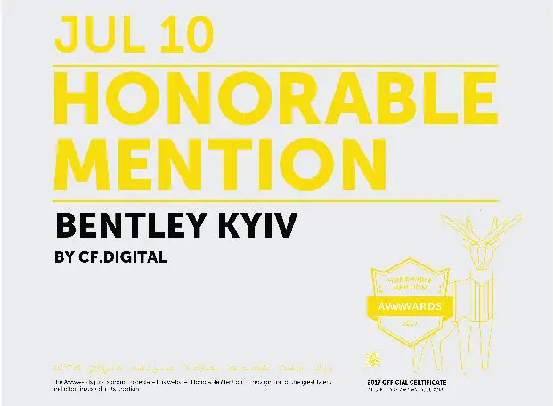 Who develops websites LIKE Bentley, and CF.Digital made a website for Bentley